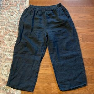 Flax Linen wide Leg pants.